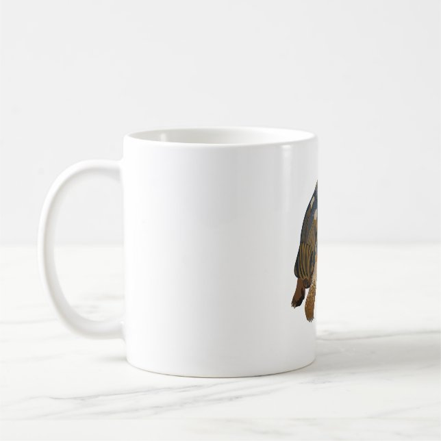 Caneca De Café R é para a tartaruga radiada (Esquerda)