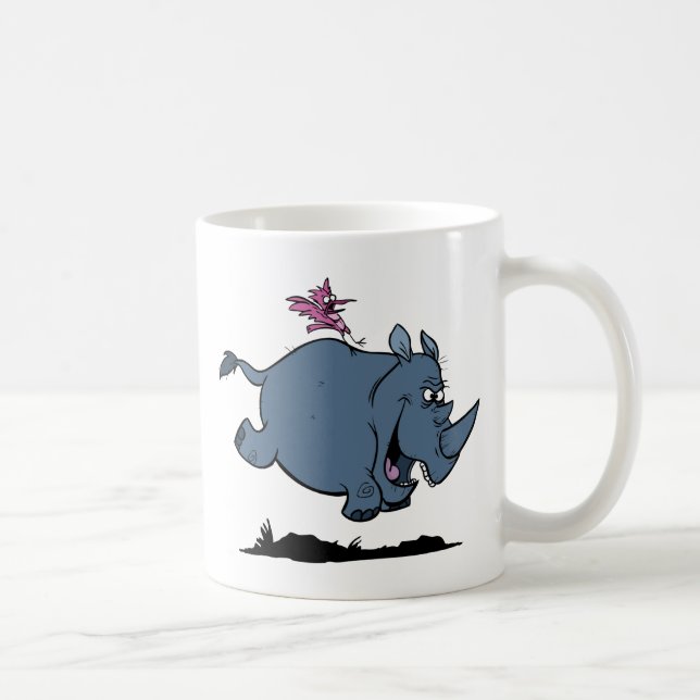 Caneca De Café R é para o rinoceronte (Direita)