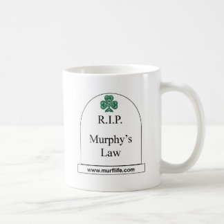 Caneca De Café R.I.P. A lei de Murphy