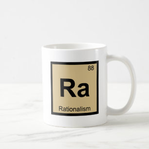 Caneca De Café Ra - Filosofia do Racionalismo Símbolo da Química