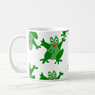 Caneca De Café Rã Verde