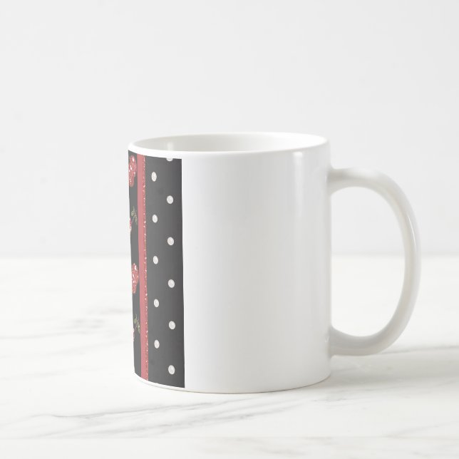 Caneca De Café RAB Rockabilly Muito Cherry Black (Direita)