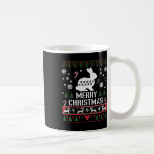 Caneca De Café Rabbit Bunny Ugly Para O Natal