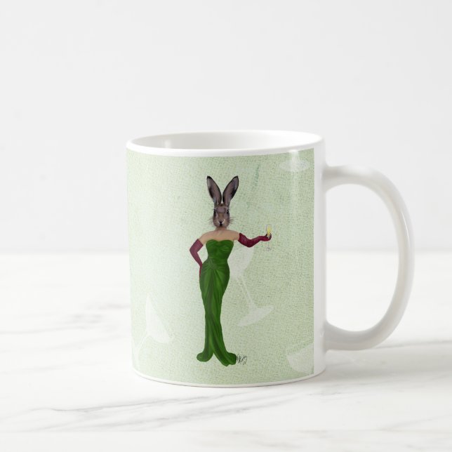Caneca De Café Rabbit Green Sress 3 (Direita)