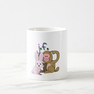 Caneca De Café Rabbit & Monkey 「兎と猿」