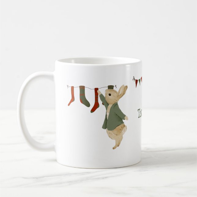 Caneca De Café Rabbit Peter Christmas Caffee Mug (Esquerda)