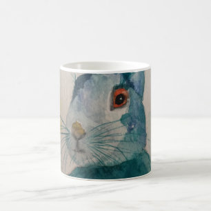 Caneca De Café Rabo-Lebre Azul