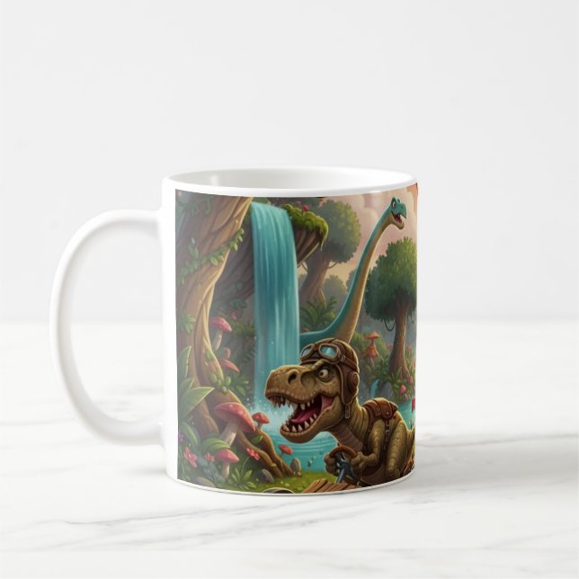 Caneca De Café Raça Dino Adventure (Esquerda)