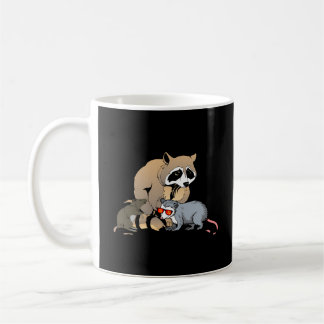 Caneca De Café Raccoon Memism Comunism é Anti-Comunista De Lixo