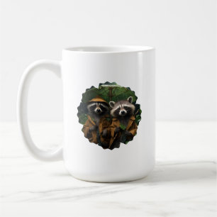 Caneca De Café Raccoon Mug