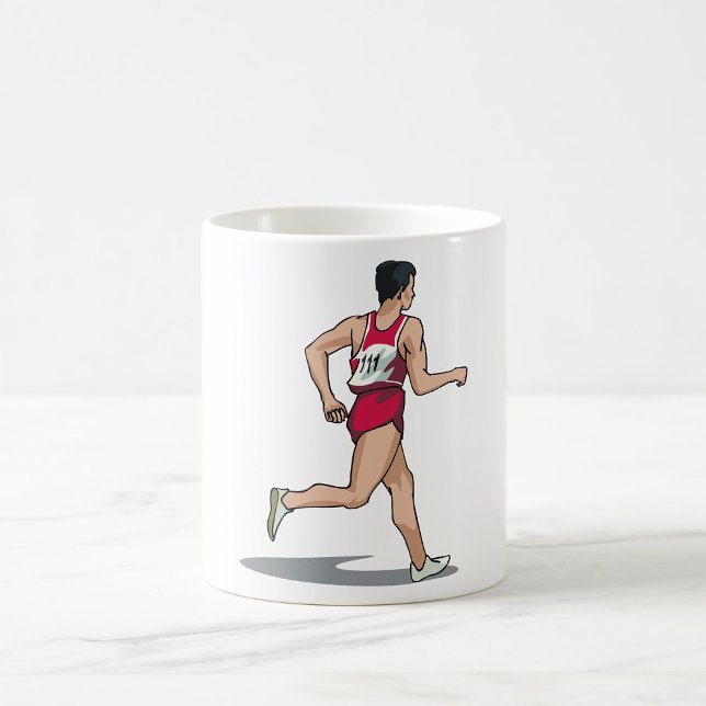Caneca De Café Race Walker Athlete Esportivo em Movimento (Criador carregado)