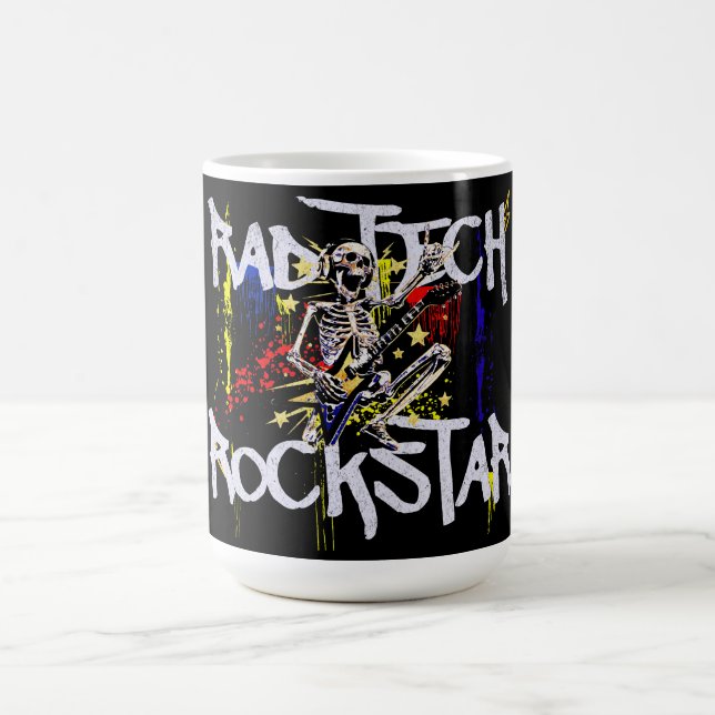 Caneca De Café Rad Tech Rockstar Moderno (Centro)