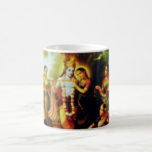 Caneca De Café Radha Krishna (Centro)