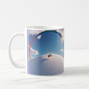 Caneca De Café Radiante Rainbow Harmony Mug