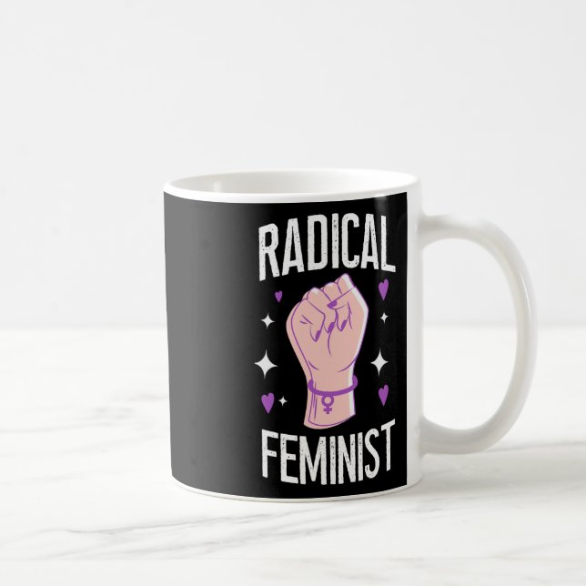 Caneca De Café Radical Feminista 1 (Direita)