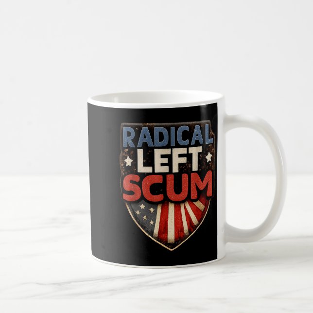 Caneca De Café Radical Left S Funny Sarcastic Quote  (Direita)