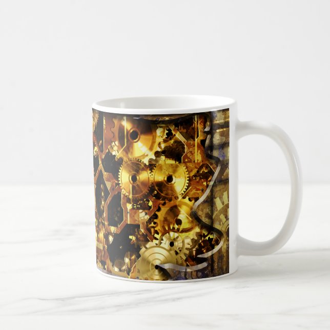 Caneca De Café Radical Steampunk 4 Mug (Direita)