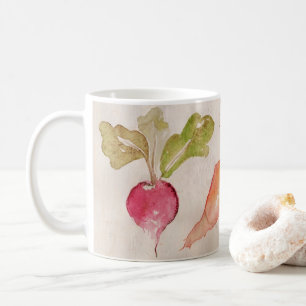 Caneca De Café - Radícula Aquosa, Cenoura, Beterra