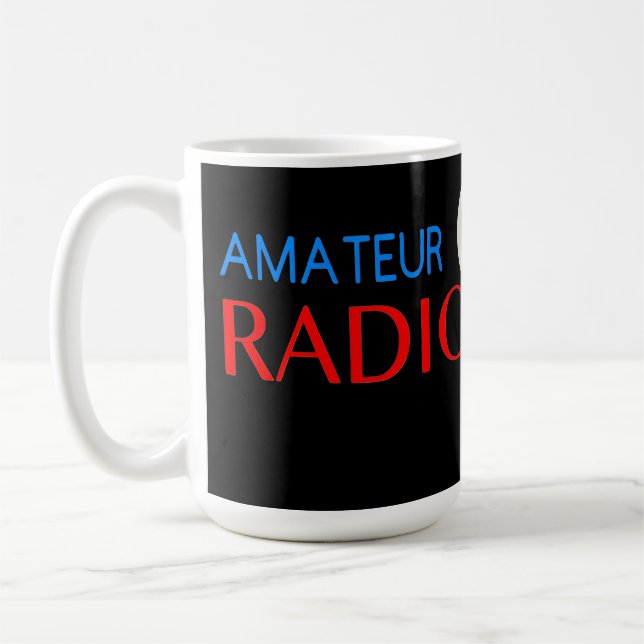 Caneca De Café Rádio Amador Ativo (Esquerda)