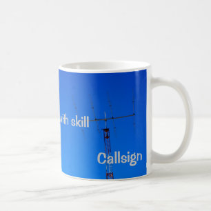 Caneca De Café Rádio amador QRP e Callsign Mug