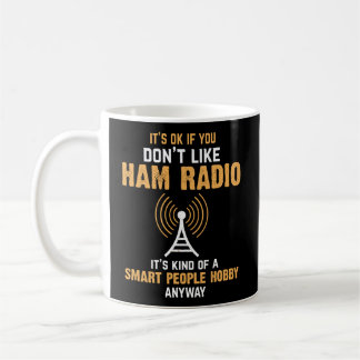 Caneca De Café Rádio Funny Ham Rádio Amateur Morse Hobby