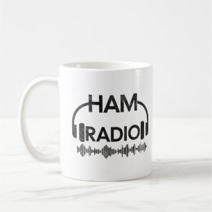 Caneca De Café Rádio Ham - Afastou o Rádio Amador