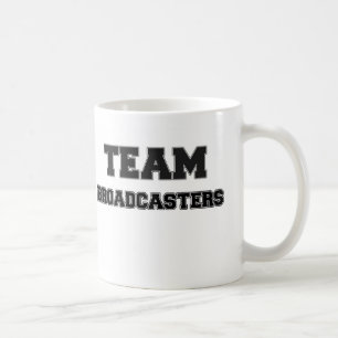 Caneca De Café Radiodifusores da equipe