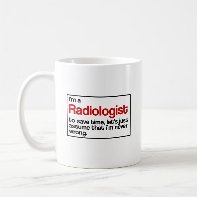 Caneca De Café Radiologista (Esquerda)
