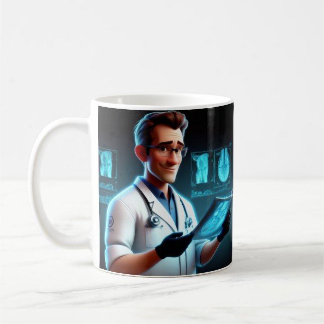 Caneca De Café Radiologista (Esquerda)