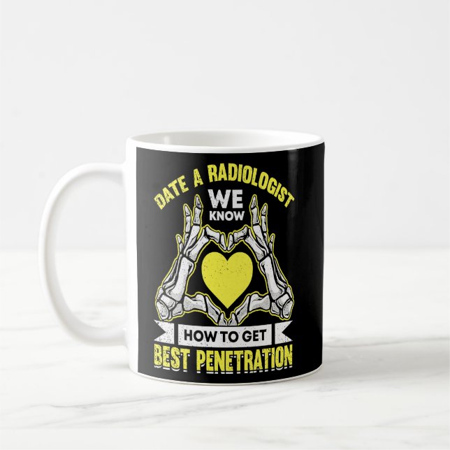 Caneca De Café Radiologista Médico Radiologista Radiolô (Esquerda)