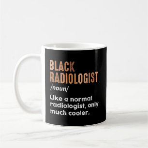 Caneca De Café Radiologista Negro Definição Radiológica X-Ray Tec