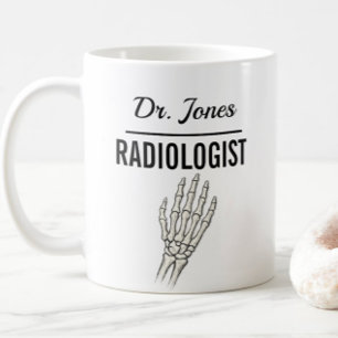 Caneca De Café RADIOLOGISTA Presente Personalizado Nome Presente