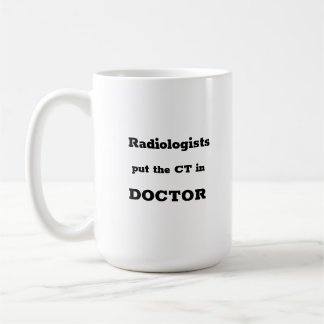 Caneca De Café Radiologistas colocam TAC na caneta do DOUTOR