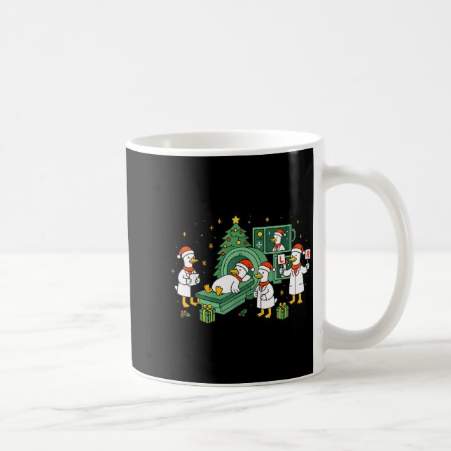Caneca De Café Radiology Funny Goose Ct Scan Christmas Xray Nurse (Direita)