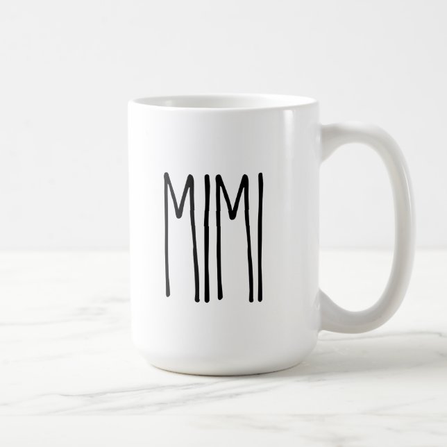 Caneca de Café RAE DUNN MIMI Personalizada (Direita)