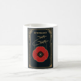 Caneca De Café RAF Art Deco Remembrance Day Edition
