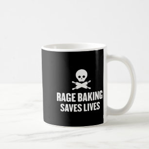 Caneca De Café Rage Baking salva crânio engraçado de Baker Cook C