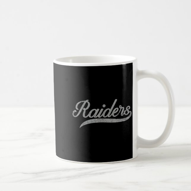 Caneca De Café Raiders Name Usa Flag Gift Men Women Boy Girl  (Direita)