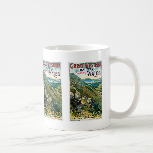 Caneca De Café ~ Railway Wales de Great Western (Direita)