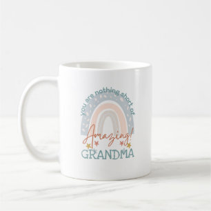 Caneca De Café RAINBOL Você É Incrível GRANDMA MIMI GIGI NANA