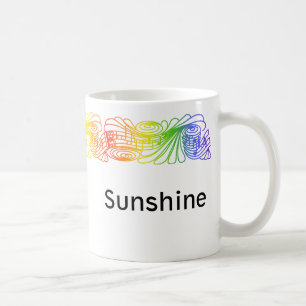 Caneca De Café Rainbow Alto Clef Personalizado Mug