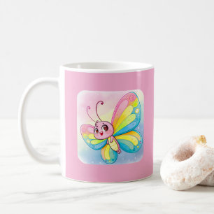 Caneca De Café Rainbow Butterfly Mug