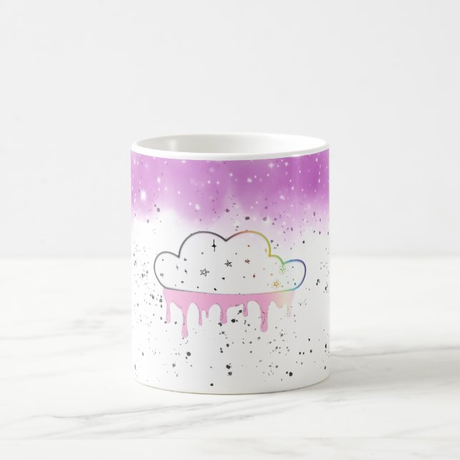 Caneca De Café Rainbow Cloud Mug (Centro)