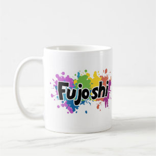 Caneca De Café Rainbow Colors Fujoshi Slogan