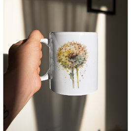 Caneca De Café Rainbow Dandelion