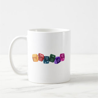 Caneca De Café Rainbow Dice Coffee Mug