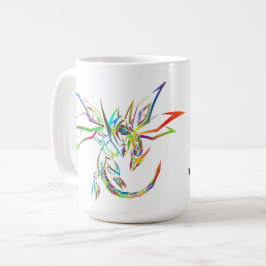 Caneca De Café Rainbow Dragon
