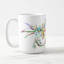 Caneca De Café Rainbow Dragon