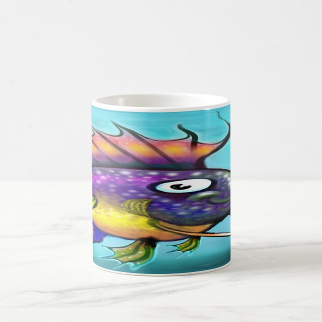 Caneca De Café Rainbow Fish Coffee Mug (Centro)