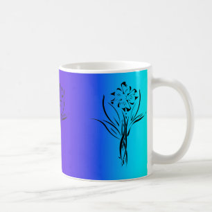 Caneca De Café Rainbow Flower Mug